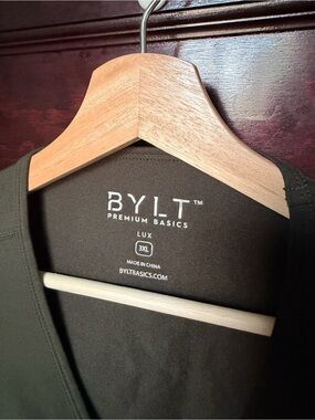 BYLT Basics Men’s Olive Green Long Sleeve Shirt - LUX 3XL
